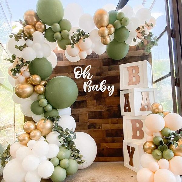 party decoration green silver macaron metal balloon garland arch wedding birthday balloons for kids baby shower
party decoration green silver macaron metal balloon garland arch wedding birthday balloons for kids baby shower