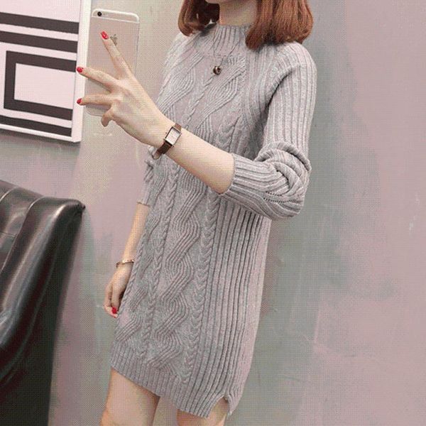women's sweaters winter women sweater velvet knitting pullover pink thick autumn korean fashion casual long knit xl, White;black
women's sweaters winter women sweater velvet knitting pullover pink thick autumn korean fashion casual long knit xl, White;black
