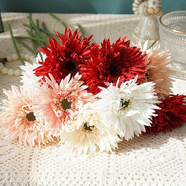 decorative flowers & wreaths 1pc faux gerbera flower diy wedding home christmas decor silk sunflower bouquet wall material
decorative flowers & wreaths 1pc faux gerbera flower diy wedding home christmas decor silk sunflower bouquet wall material