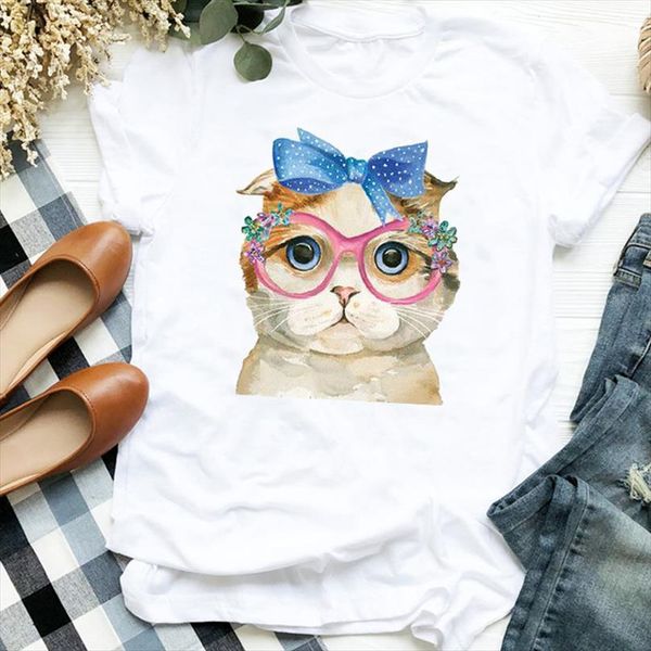 and women lady cat animal mens floral cute fashion casual 90s womens for female clothes graphic, White;black
and women lady cat animal mens floral cute fashion casual 90s womens for female clothes graphic, White;black