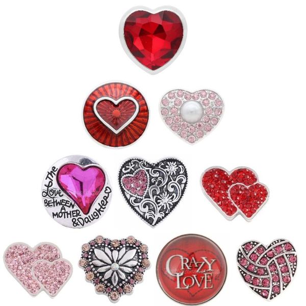 charm bracelets 10pcs/lot 2021 valentine's day red silver crystal snap beads love heart fit 18mm bracelet jewelry earrings for women, Golden;silver
charm bracelets 10pcs/lot 2021 valentine's day red silver crystal snap beads love heart fit 18mm bracelet jewelry earrings for women, Golden;silver
