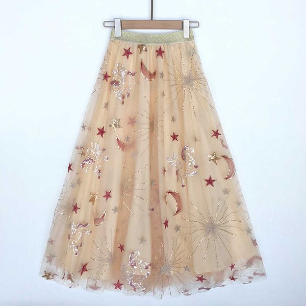skirts fall edition han sequins pegasus gauze embroidered veil placed stars 6ovb, Black
skirts fall edition han sequins pegasus gauze embroidered veil placed stars 6ovb, Black