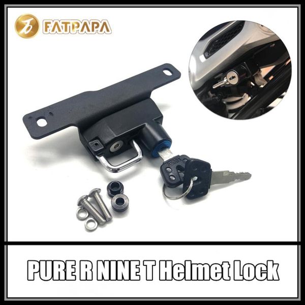 motorcycle mirrors accessories helmet lock for pure r nine t