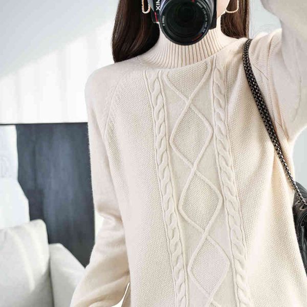 women's knits & tees cashmere sweater women's high neck solid color knitted 100% pure wool large, White
women's knits & tees cashmere sweater women's high neck solid color knitted 100% pure wool large, White