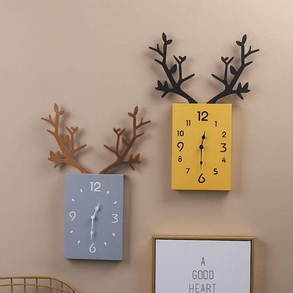 wall clocks creative deer clock art fashion wooden living room home kitchen office table hanging mute simple
wall clocks creative deer clock art fashion wooden living room home kitchen office table hanging mute simple