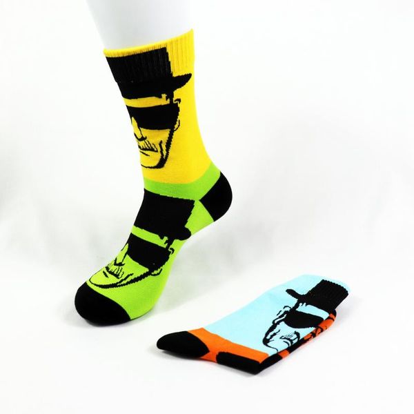 men's socks breaking bad walter white heisenberg street style casual tv lattice designer cotton, Black
men's socks breaking bad walter white heisenberg street style casual tv lattice designer cotton, Black