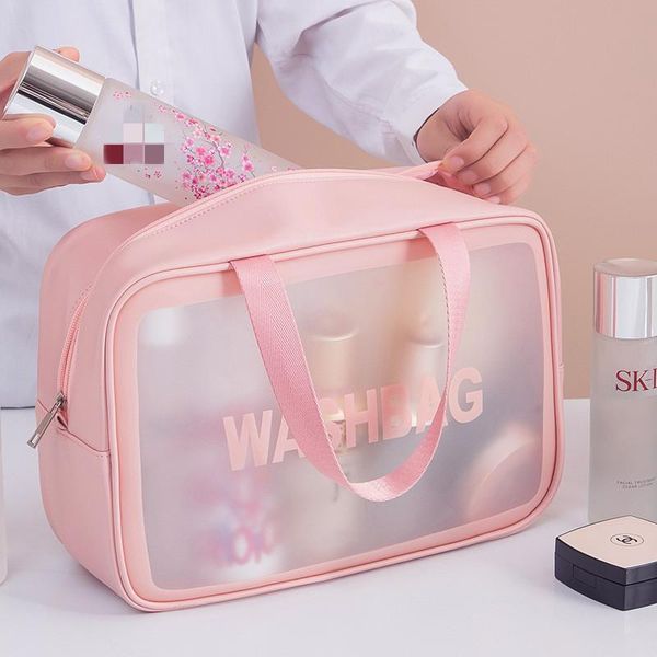 sizes ladies large capacity pu frosted waterproof cosmetic bag convenient travel makeup storage female wash organizer bags
sizes ladies large capacity pu frosted waterproof cosmetic bag convenient travel makeup storage female wash organizer bags