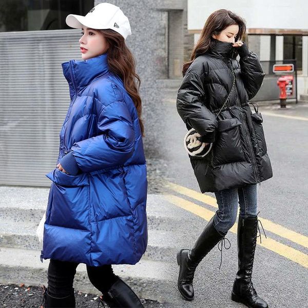 woman jacket parkas coat white duck down women's long loose fashion winter veste femme &, Black
woman jacket parkas coat white duck down women's long loose fashion winter veste femme &, Black