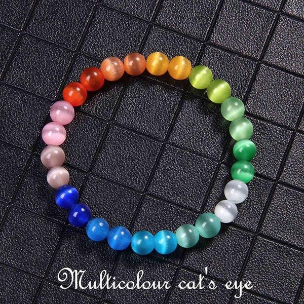 colorful opal gemstone beads bracelets rainbow aura handmade elastic bracelet for women lucky friendship party jewelry gifts beaded, strands, Black
colorful opal gemstone beads bracelets rainbow aura handmade elastic bracelet for women lucky friendship party jewelry gifts beaded, strands, Black