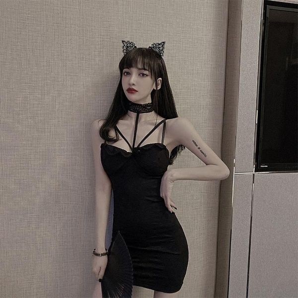 autumn vintage punk streetwear mini dress a-line women fashion harajuku gothic black sleeveless slim dresses casual, Black;gray
autumn vintage punk streetwear mini dress a-line women fashion harajuku gothic black sleeveless slim dresses casual, Black;gray