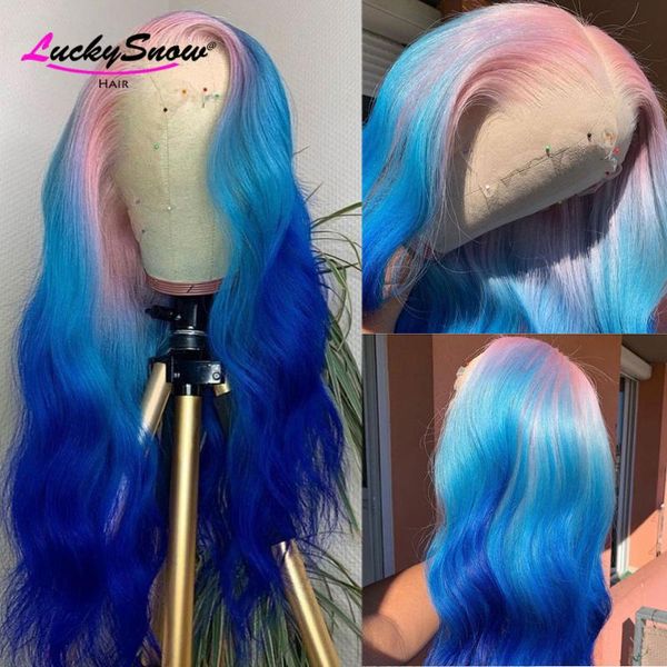 lace wigs body wave front human hair for women brazilian remy pink highlight wig ombre blue colored transparent 180%, Black;brown
lace wigs body wave front human hair for women brazilian remy pink highlight wig ombre blue colored transparent 180%, Black;brown