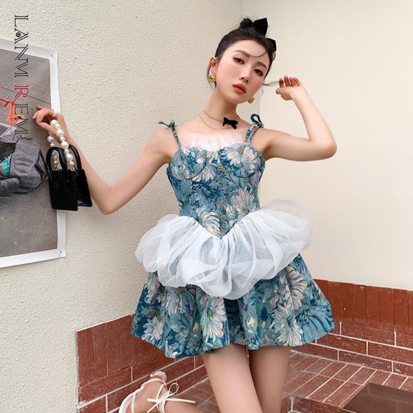 women dress print blue cloud gauze waist closed ball gown suspender temperament loose fit fashion tide summer 2h611 210507, Black;gray
women dress print blue cloud gauze waist closed ball gown suspender temperament loose fit fashion tide summer 2h611 210507, Black;gray