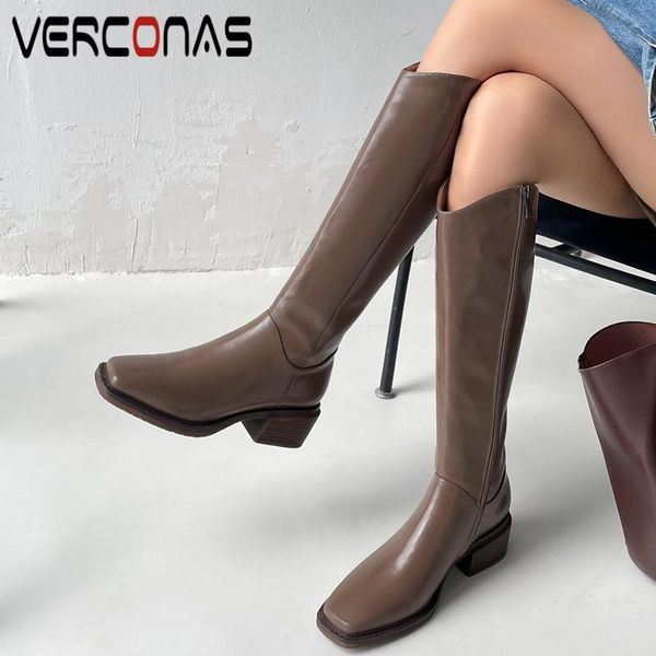 boots verconas retro elegant woman knee high autumn winter warm cow leather party basic office lady prom brand shoes, Black
boots verconas retro elegant woman knee high autumn winter warm cow leather party basic office lady prom brand shoes, Black