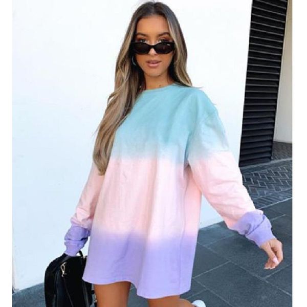 women's hoodies & sweatshirts women autumn style pullover sweatshirt tie dye round neck long sleeve loose and versatile wn*, Black
women's hoodies & sweatshirts women autumn style pullover sweatshirt tie dye round neck long sleeve loose and versatile wn*, Black