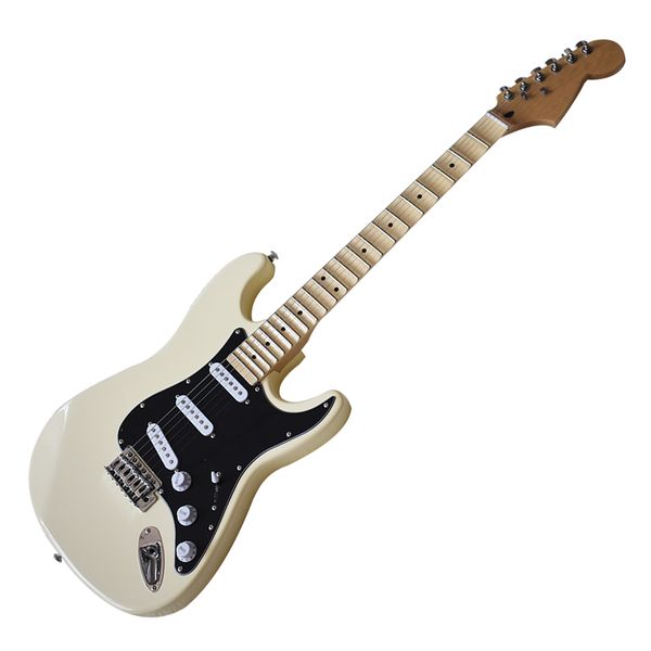 factory outlet-6 strings cream electric guitar with black pickguard,scalloped maple fretboard,high cost performance
factory outlet-6 strings cream electric guitar with black pickguard,scalloped maple fretboard,high cost performance