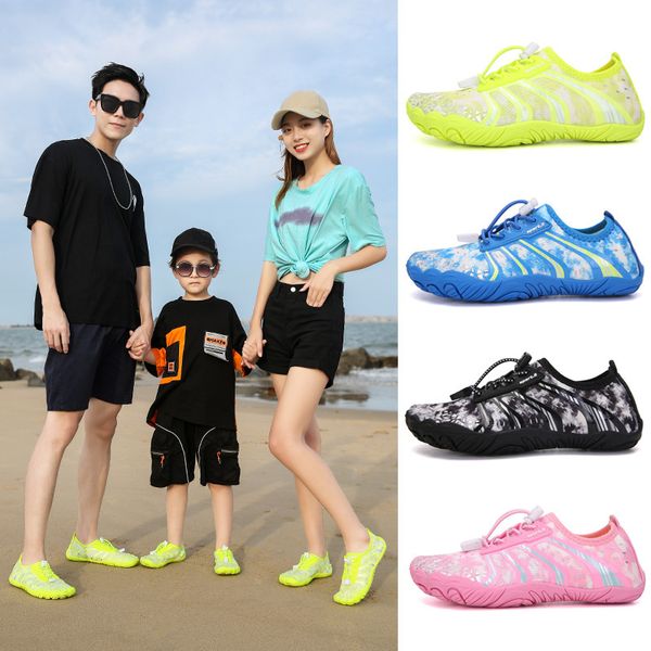 70% off factory online outdoor parent-child beach shoes diving swimming wading shuoxi fishing sports, Black