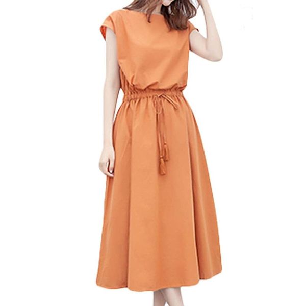 casual dresses summer orange dress woman elegant long ladies drawstring short sleeve female party sukienka maxi sundresses robe, Black;gray
casual dresses summer orange dress woman elegant long ladies drawstring short sleeve female party sukienka maxi sundresses robe, Black;gray