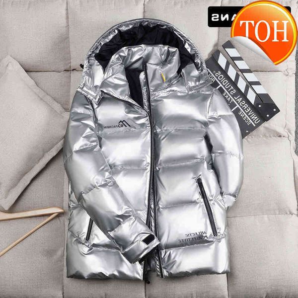 men's new shiny down jacket male 90% white duck solid color short coat youth men korean thicken casual zipper couple, Black
men's new shiny down jacket male 90% white duck solid color short coat youth men korean thicken casual zipper couple, Black