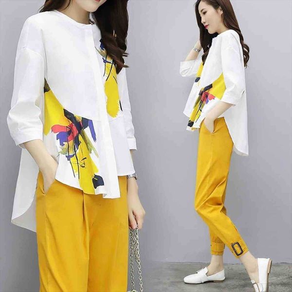 spring two piece set fashion women tracksuits irregular shirt and trousers casual female work suits pant, Gray
spring two piece set fashion women tracksuits irregular shirt and trousers casual female work suits pant, Gray