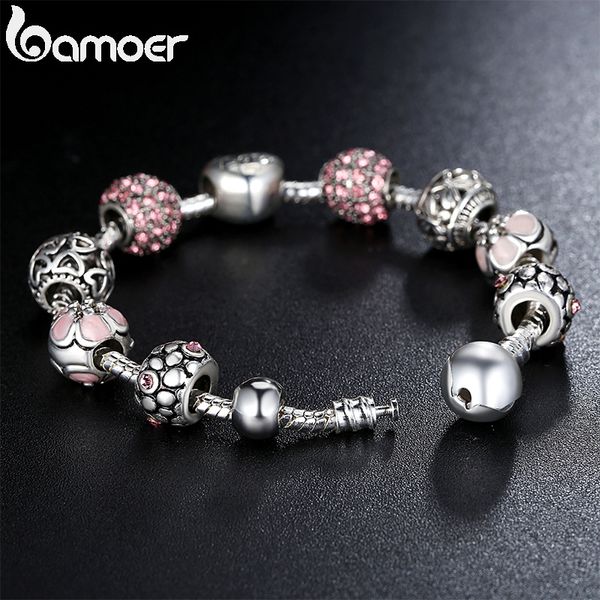bamoer silver plated charm bracelet & bangle with love and flower beads 4 colors 18cm 20cm 21cm pa1455, Golden;silver
bamoer silver plated charm bracelet & bangle with love and flower beads 4 colors 18cm 20cm 21cm pa1455, Golden;silver