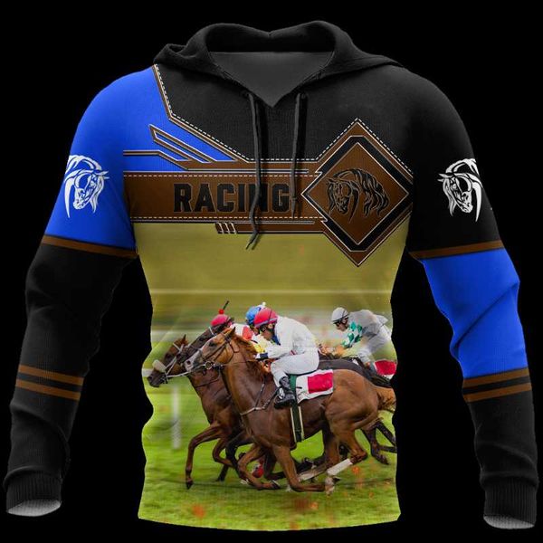 men's hoodies & sweatshirts est animal love racing horse tattoo harajuku tracksuit 3dprint streetwear pullover autumn funny men/wom, Black
men's hoodies & sweatshirts est animal love racing horse tattoo harajuku tracksuit 3dprint streetwear pullover autumn funny men/wom, Black