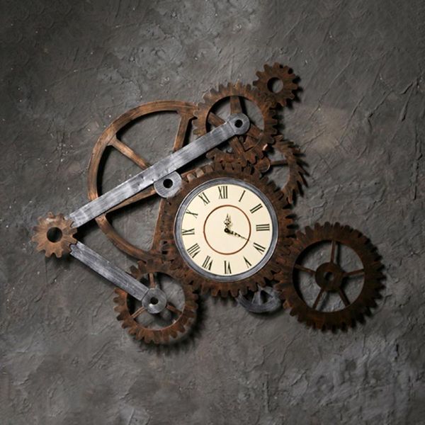 wall clocks industrial gear clock wind retro bar cafe decor ornaments soft personality home decoration accessories
wall clocks industrial gear clock wind retro bar cafe decor ornaments soft personality home decoration accessories