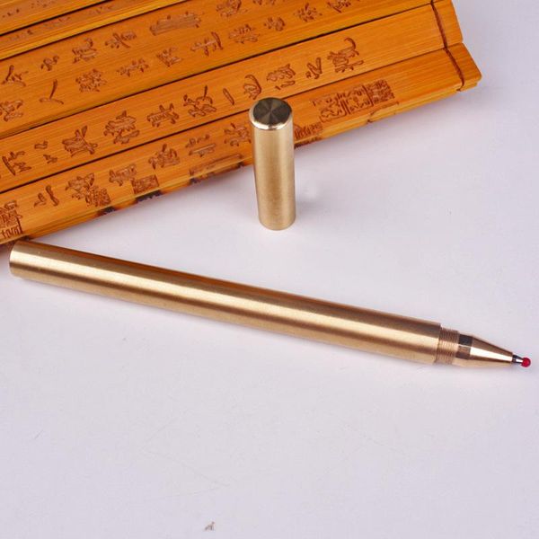 est handmade brass pen copper golden rollerball roller ball writing fluent office stationery ballpoint pens, Blue;orange
est handmade brass pen copper golden rollerball roller ball writing fluent office stationery ballpoint pens, Blue;orange