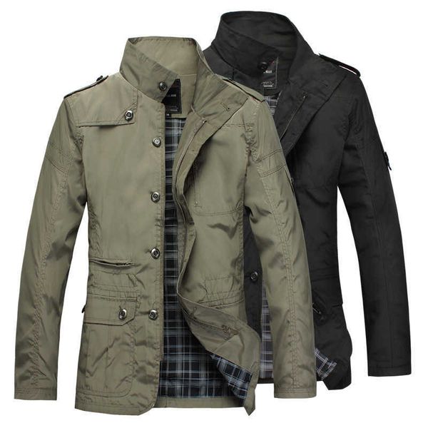 men's trench coat polyester large size men's jacket slim stand collar jacket 211011, Tan;black
men's trench coat polyester large size men's jacket slim stand collar jacket 211011, Tan;black