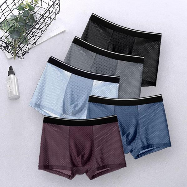 underpants 5 pcs/lot ice mesh holes breathable comfortable men's panties male man pack shorts boxers underwear, Black;white
underpants 5 pcs/lot ice mesh holes breathable comfortable men's panties male man pack shorts boxers underwear, Black;white