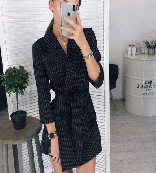 spring, casual summer dresses and autumn women's long sleeve solid color suit collar fashion belt temperament short dress, Black;gray
spring, casual summer dresses and autumn women's long sleeve solid color suit collar fashion belt temperament short dress, Black;gray