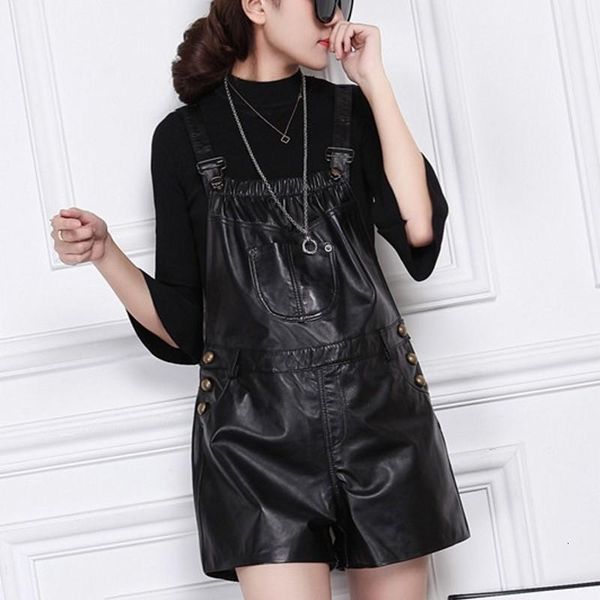 women's jumpsuits & rompers high street sheepskin short jumpsuit women spring autumn loose solid black real leather shorts ladies plus, Black;white
women's jumpsuits & rompers high street sheepskin short jumpsuit women spring autumn loose solid black real leather shorts ladies plus, Black;white