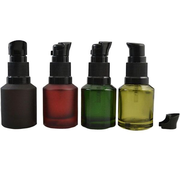 storage bottles & jars refillable emulsion pump bottle 15ml matte glass cosmetic container for travel colorful makeup remover empty 10pcs/lo 
storage bottles & jars refillable emulsion pump bottle 15ml matte glass cosmetic container for travel colorful makeup remover empty 10pcs/lo