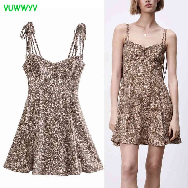 summer dress brown leopard print mini es woman backless strap night women flare hem vestidos front buttons 210430, Black;gray
summer dress brown leopard print mini es woman backless strap night women flare hem vestidos front buttons 210430, Black;gray