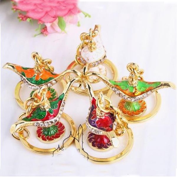 key chain metal souvenir creative gift aladdin magic lamp myth oil, Silver
key chain metal souvenir creative gift aladdin magic lamp myth oil, Silver