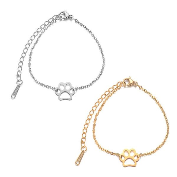 link, chain 1 pcs titanium stainless steel hollow out lovely print dog bracelets gold color adjustable link animal men armband, Black
link, chain 1 pcs titanium stainless steel hollow out lovely print dog bracelets gold color adjustable link animal men armband, Black