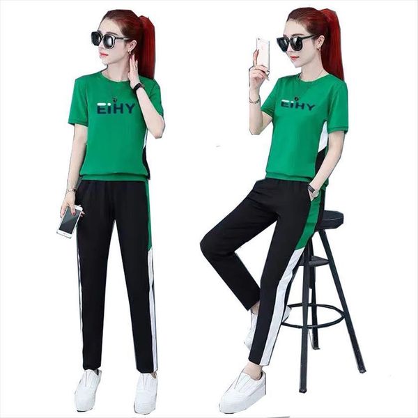 plus size suits cotton women capris trousers sets femme fashion o neck t shirt pants two piece suit sportswear, Black;white
plus size suits cotton women capris trousers sets femme fashion o neck t shirt pants two piece suit sportswear, Black;white