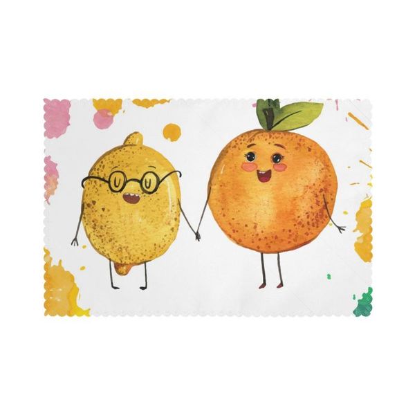 mats & pads placemat for dining table friendship watercolor orange heat-resistant kitchen 6 pcs accessories
mats & pads placemat for dining table friendship watercolor orange heat-resistant kitchen 6 pcs accessories