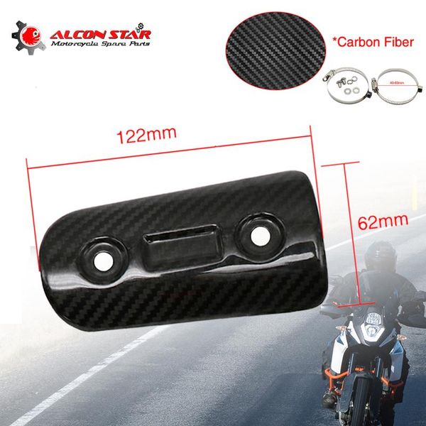 exhaust pipe alconstar-1 pcs universal motorcycle carbon protector heat shield anti-scalding cover connect muffler
exhaust pipe alconstar-1 pcs universal motorcycle carbon protector heat shield anti-scalding cover connect muffler