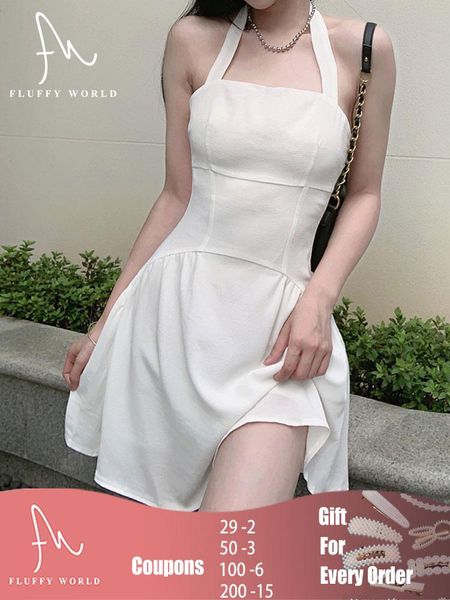 casual dresses summer women white dress sleeveless strapless halter mini elegant sweet backless beach ladies fluffy world, Black;gray
casual dresses summer women white dress sleeveless strapless halter mini elegant sweet backless beach ladies fluffy world, Black;gray