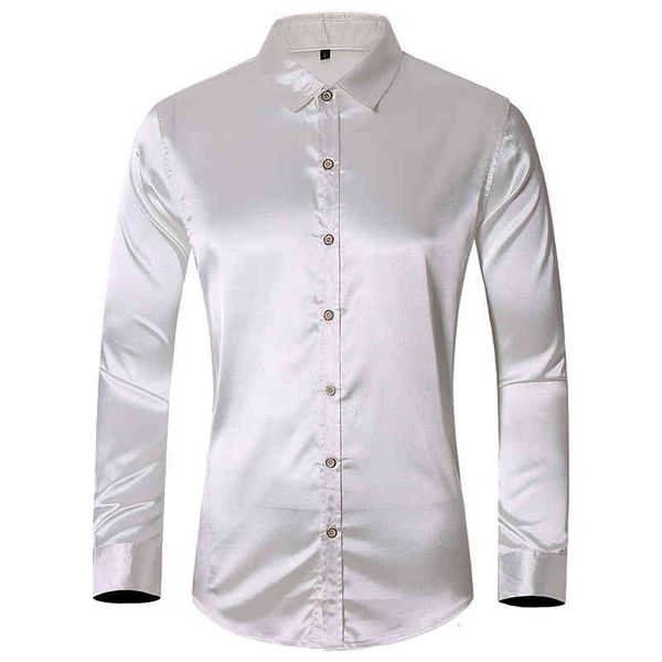 men's casual shirts 8 colors men imitation silk long sleeve autumn fashion solid color brand male plus size 5xl 6xl 7xl b0o0, White;black
men's casual shirts 8 colors men imitation silk long sleeve autumn fashion solid color brand male plus size 5xl 6xl 7xl b0o0, White;black