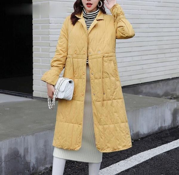 autumn/winter light slim cotton-padded jacket lapel warm brand cotton casual old pocket wild medium and long coat women's down & parkas, Black
autumn/winter light slim cotton-padded jacket lapel warm brand cotton casual old pocket wild medium and long coat women's down & parkas, Black