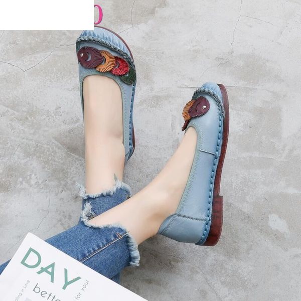 sandals genuine leather women shoes casual flower single flat round toe style boat soft comfortable flats 2021 8jmm, Black
sandals genuine leather women shoes casual flower single flat round toe style boat soft comfortable flats 2021 8jmm, Black