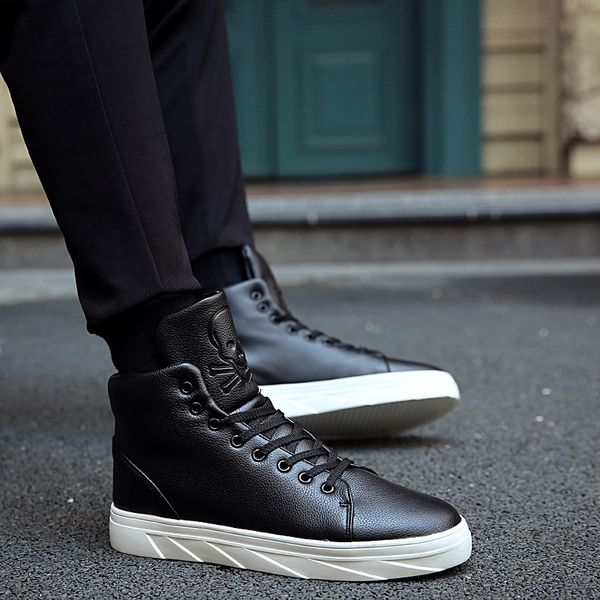 dress shoes 2021 autumn and winter british style sports casual fashion sneakers high-all-match trend hip-hop men's xm374 07yp, Black
dress shoes 2021 autumn and winter british style sports casual fashion sneakers high-all-match trend hip-hop men's xm374 07yp, Black