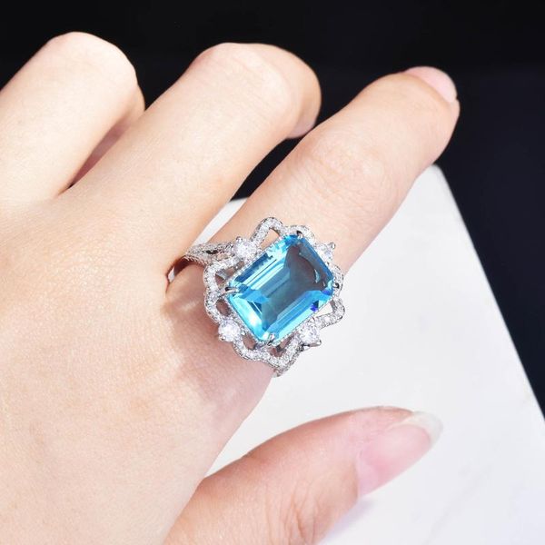 cluster rings 925 silver blue sapphire ring for women anniversary gdtc wedding bands pave setting gemstone anel box, Golden;silver
cluster rings 925 silver blue sapphire ring for women anniversary gdtc wedding bands pave setting gemstone anel box, Golden;silver