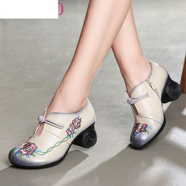 sandals women embroidery pumps grey lady 6cm high heels shoes handmade genuine leather autumn oaw8, Black
sandals women embroidery pumps grey lady 6cm high heels shoes handmade genuine leather autumn oaw8, Black