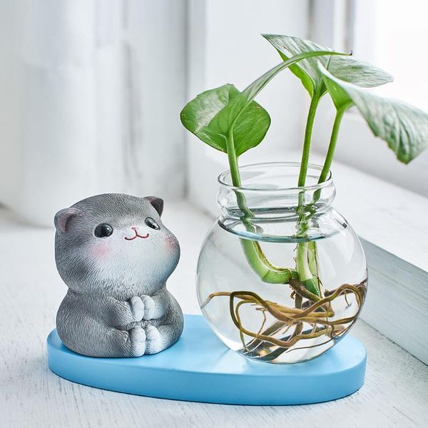 cat hydroponics vase plexiglas cute childlike countermodern home decoration ornaments flower vases
cat hydroponics vase plexiglas cute childlike countermodern home decoration ornaments flower vases