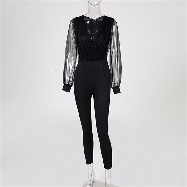 spring and autumn zipper women jumpsuits v neck lace long sleeved slim black wine red, Black;white
spring and autumn zipper women jumpsuits v neck lace long sleeved slim black wine red, Black;white
