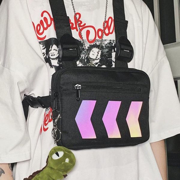 reflective streetwear bag fashion women hip hop tactical bags vest chest functional men large capacity fanny pack waist
reflective streetwear bag fashion women hip hop tactical bags vest chest functional men large capacity fanny pack waist