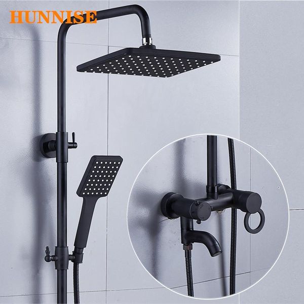 bath shower set matte black bathroom mixer faucet quality brass bathtub tap abs rainfall head sets
bath shower set matte black bathroom mixer faucet quality brass bathtub tap abs rainfall head sets