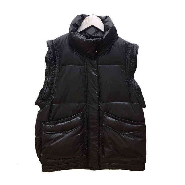 korean white duck down outer vest women 2021 autumn and winter light short et women's fashion, Black;white
korean white duck down outer vest women 2021 autumn and winter light short et women's fashion, Black;white
